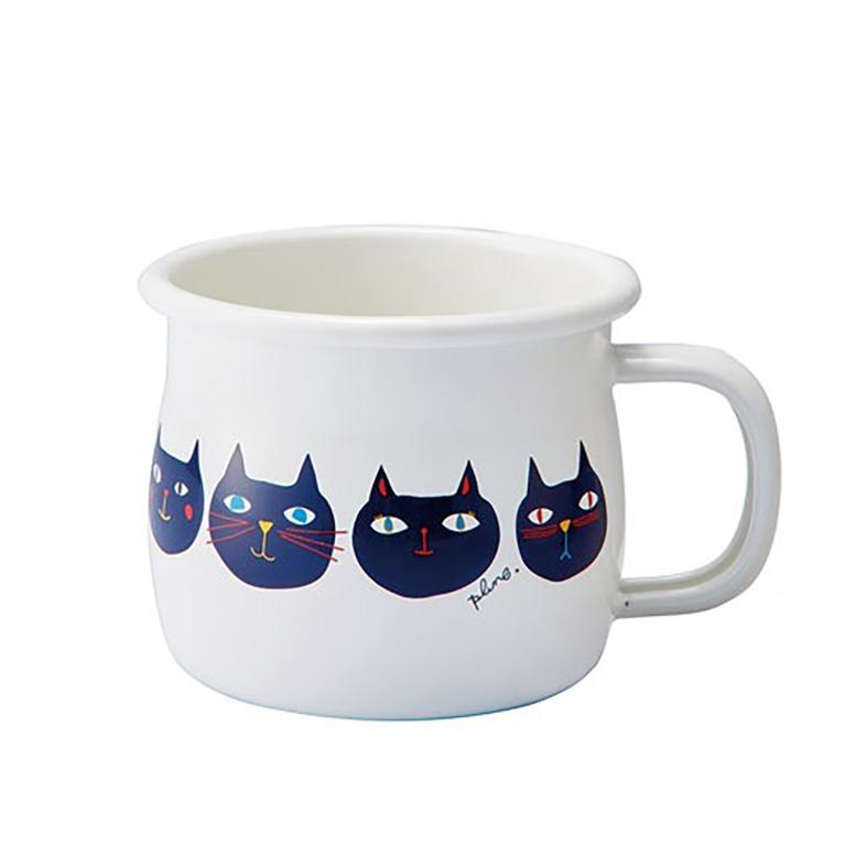 PLUNE 琺瑯大肚馬克杯380ml