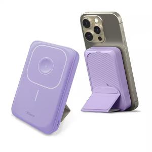 Timo 磁吸三用 支架無線充行動電源 13000mah POT-453