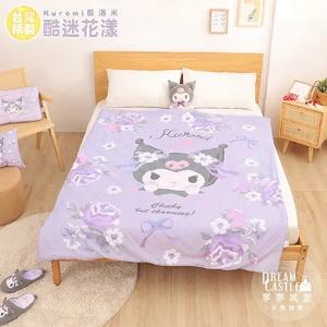 雙人四季涼被5x6-三麗鷗酷洛米Kuromi 酷迷花漾-紫