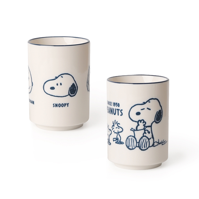 Peanuts史努比日式陶瓷湯吞杯