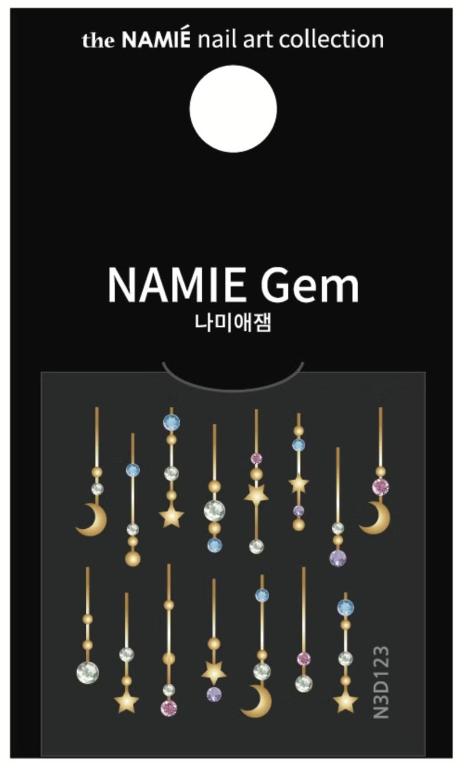 NAMIE Gem 美甲裝飾藝術貼紙 3D 123