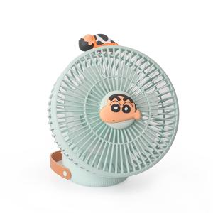 蠟筆小新多功能可照明擺頭遙控風扇