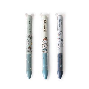 Peanuts史努比紅藍雙色原子筆