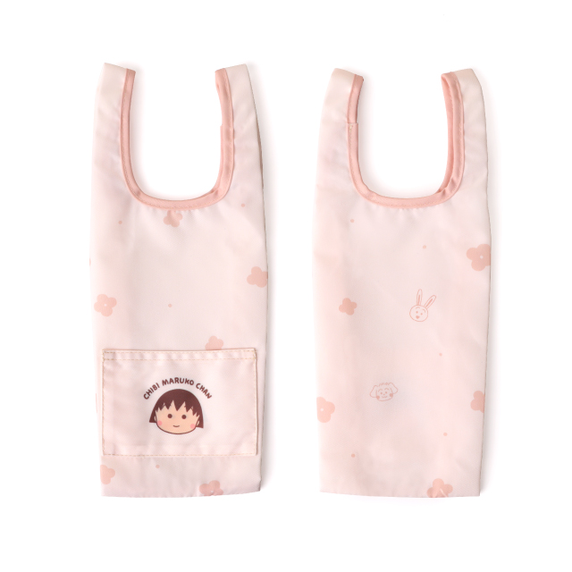 櫻桃小丸子雙耳防水折疊飲料袋