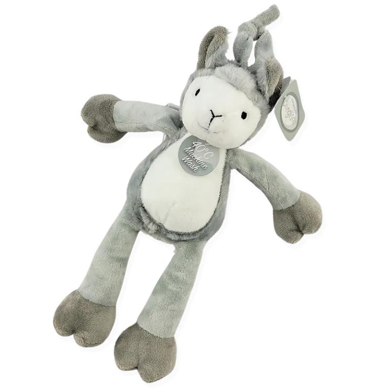 瑞典 Teddykompaniet-可愛草泥馬音樂拉鈴(獨家)+諾卡草本寶寶秀秀霜40g (附禮盒/提袋/可愛品牌小卡可代寫)