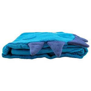 日本 kontex-今治SOF點點系列-恐龍連帽浴巾+諾卡草本寶寶秀秀霜40g*2 (附禮盒/提袋/可愛品牌小卡可代寫)