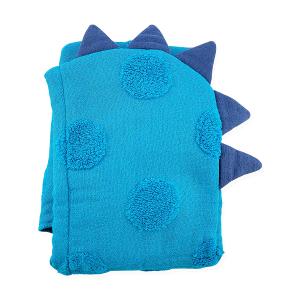 日本 kontex-今治SOF點點系列-恐龍連帽浴巾+諾卡草本寶寶秀秀霜40g*2 (附禮盒/提袋/可愛品牌小卡可代寫)