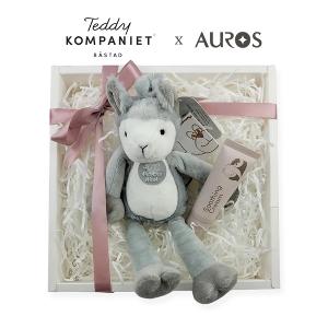 瑞典 Teddykompaniet-可愛草泥馬音樂拉鈴(獨家)+諾卡草本寶寶秀秀霜40g (附禮盒/提袋/可愛品牌小卡可代寫)