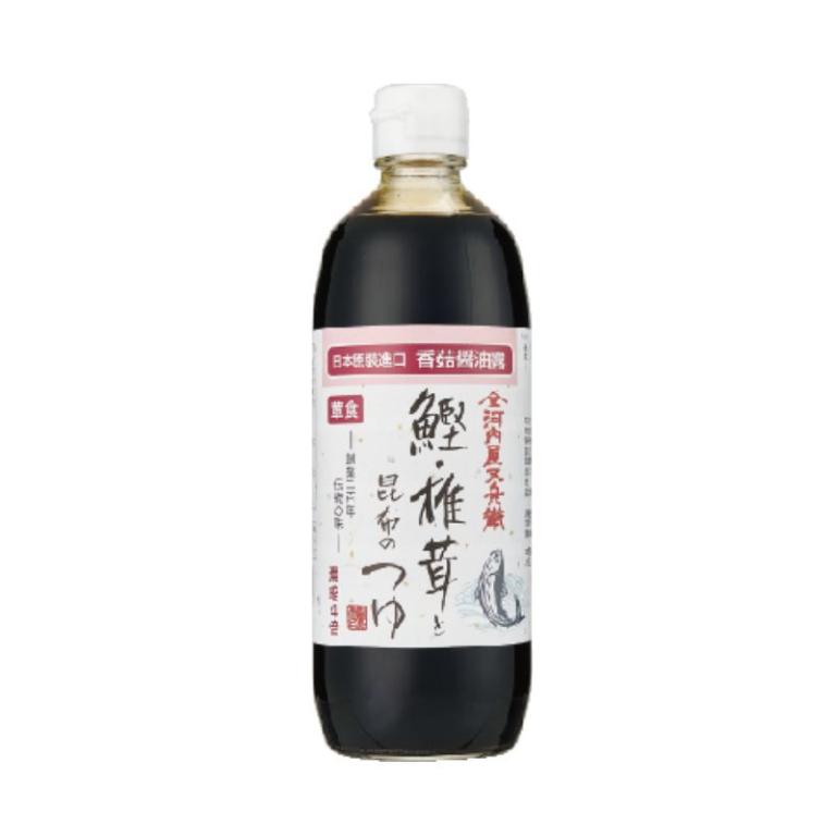 【箱購】大醬 鰹魚香菇昆布醬油露 500ml x12瓶(葷) (11/24起依訂購順序出貨)