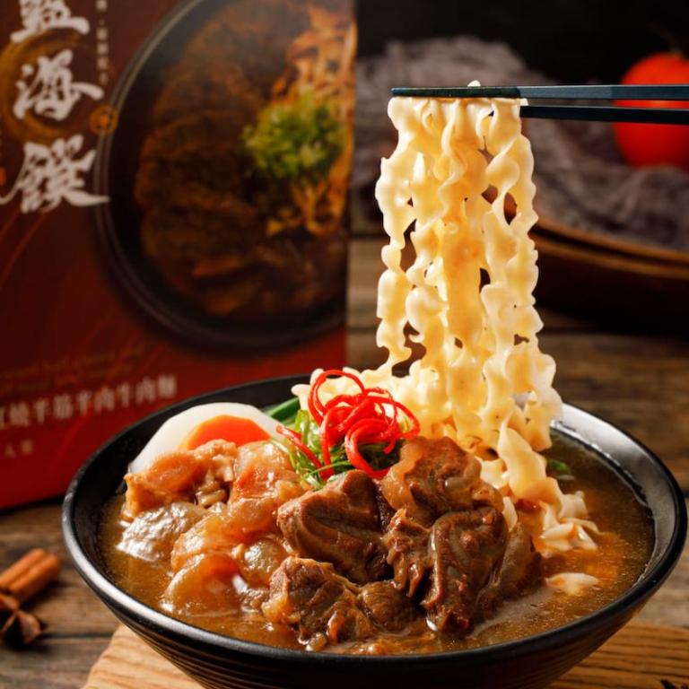 藍海饌  紅燒半筋半肉牛肉麵 (2入裝/盒)【預購】