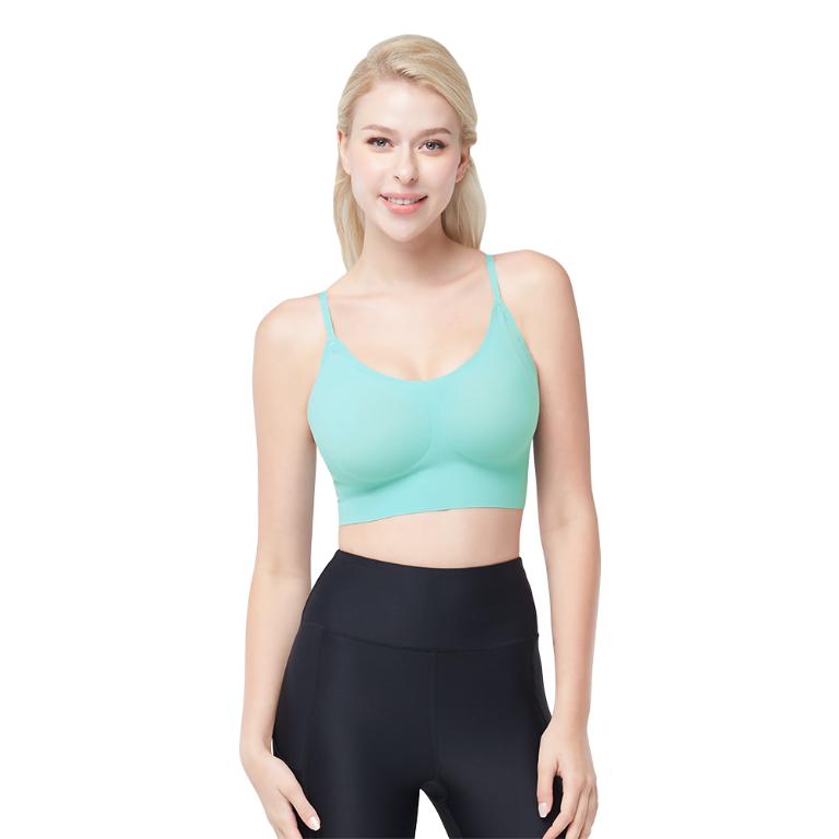 【思薇爾】Smart body系列M-XL無鋼圈素面無痕短背心(綠玉藍)