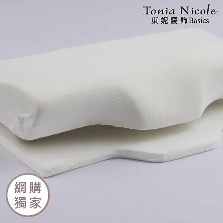 【Tonia Nicole 東妮寢飾】石墨烯釋壓可調式飛碟記憶枕2入