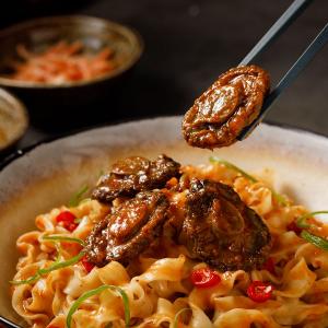 藍海饌 珍珠鮑魚干貝乾拌麵(1入裝/盒)【預購】