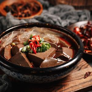 藍海饌 麻辣鴨血寬粉(2入裝/盒)【預購】