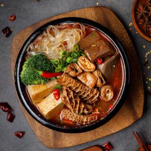 藍海饌 麻辣四喜寬粉(2入裝/盒)【預購】