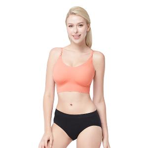 【思薇爾】Smart body系列M-XL無鋼圈素面無痕短背心(萩金膚)