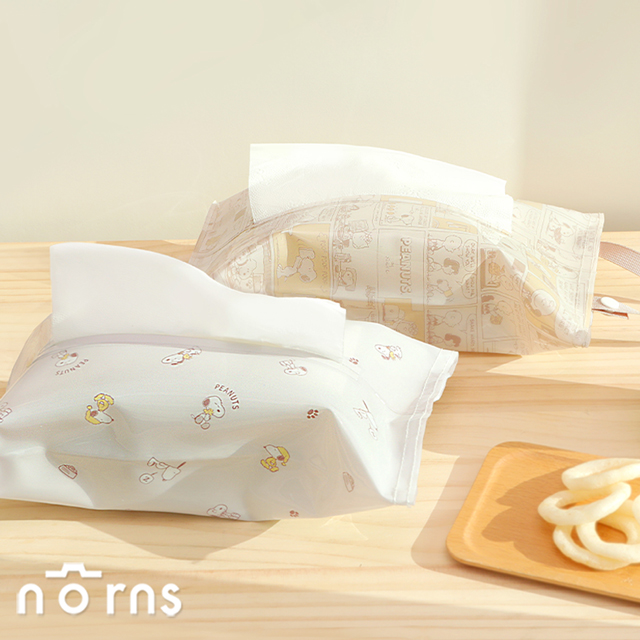 Peanuts史努比可掛式塑膠面紙套