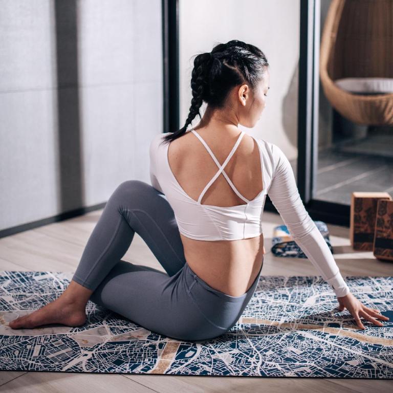 城市印象 5mmPU超止滑天然橡膠瑜珈墊 迷霧倫敦