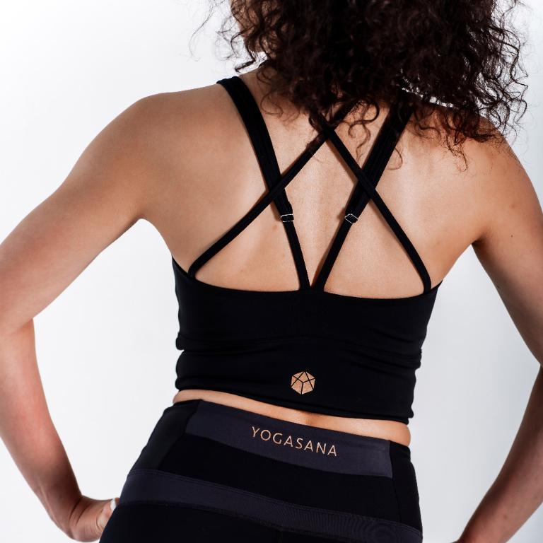 Cassie 追求閃耀自由 前後雙交叉款機能運動上衣-不夜紐約