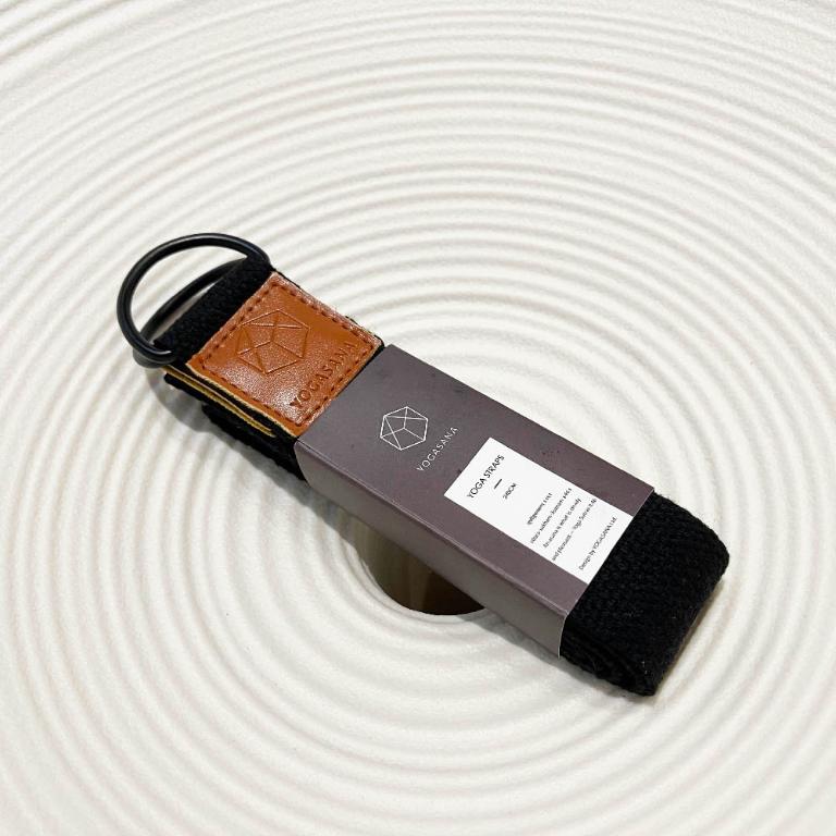 加長版瑜珈繩 240cm - 曜石黑 Jet black（霧面黑鎖頭）