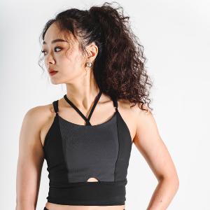 Cassie 追求閃耀自由 前後雙交叉款機能運動上衣-不夜紐約