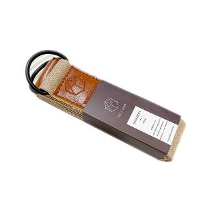 加長版瑜珈繩 240cm - 亞麻米 Natural Beige（霧面黑鎖頭）