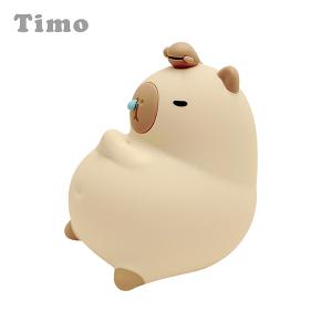 【Timo】萌萌水豚LED拍拍小夜燈-鼻涕款