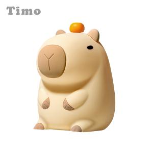 【Timo】萌萌水豚LED拍拍小夜燈-橘子款