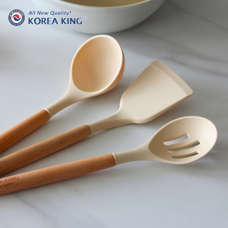 【Korea King】食品級矽膠廚具3入組