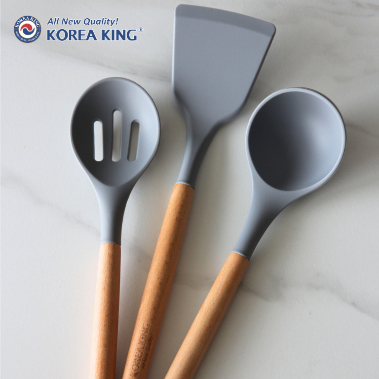 【Korea King】食品級矽膠廚具3入組