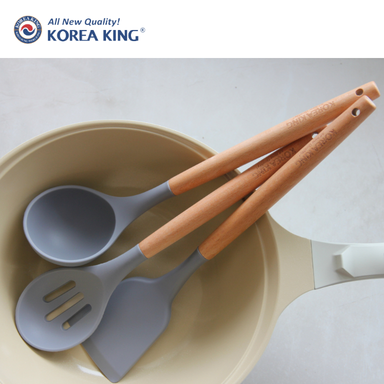 【Korea King】食品級矽膠廚具3入組