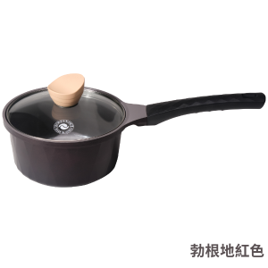 【Korea King】韓國製 Crystal 陶瓷水妍晶緻湯鍋系列18cm-香頌拿鐵、勃根地紅