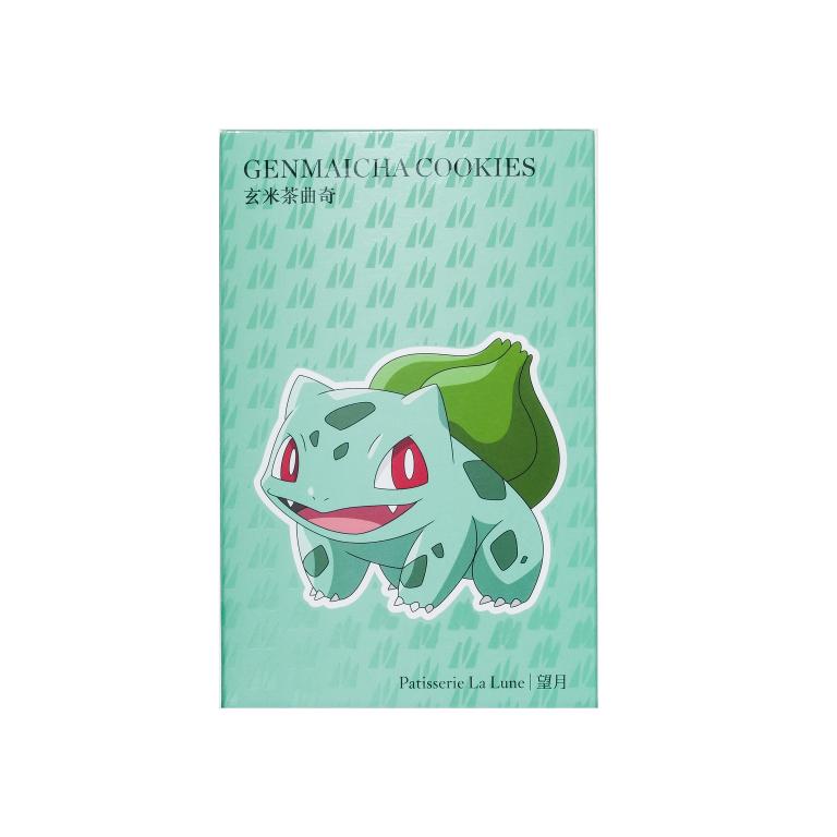 望月 寶可夢特別版 玄米茶曲奇（6入） - 妙蛙種子款