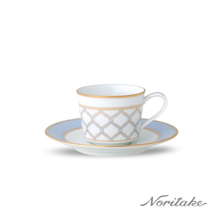 Noritake 永恆宮殿-濃縮咖啡AD杯(冰川藍)(原廠精裝禮盒)