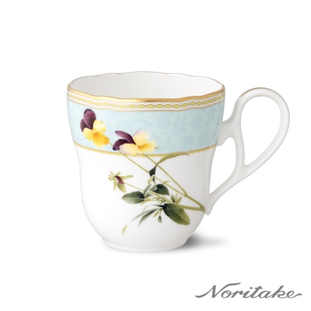Noritake 日光香頌-馬克杯250ML(原廠精裝禮盒)(蘋果綠)