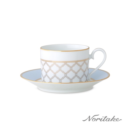 Noritake 永恆宮殿 咖啡單客杯(冰川藍)(原廠精裝禮盒)