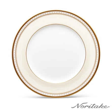 Noritake 春頌金邊-沙拉盤 22cm(骨瓷)