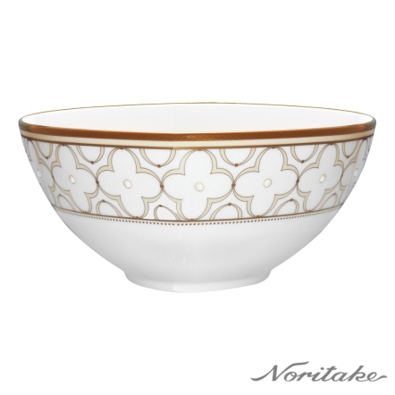Noritake 春頌金邊-麵碗(骨瓷)