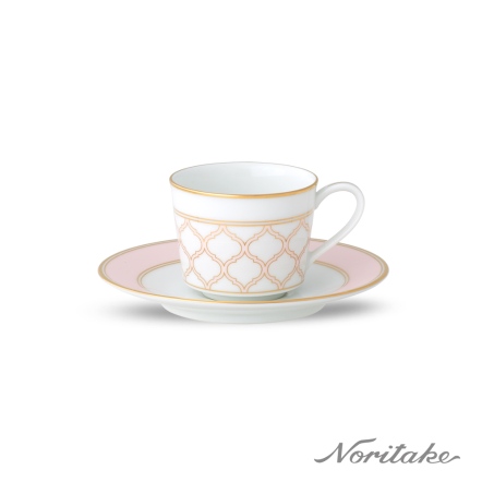 Noritake 永恆宮殿-濃縮咖啡AD杯(珊瑚粉)(原廠精裝禮盒)