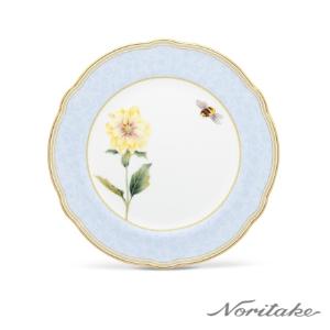 Noritake 日光香頌-圓盤21.5CM(原廠精裝禮盒)(天空藍)