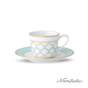 Noritake 永恆宮殿-濃縮咖啡AD杯(薄荷綠)(原廠精裝禮盒)