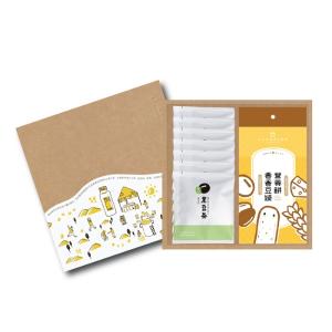 《禾乃川》禮盒 (焙炒青仁黑豆茶包7包X香香豆纖營養餅1盒)