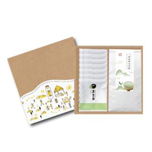 《禾乃川》禮盒 (焙炒青仁黑豆茶包7包X三峽碧螺春茶糖1包)