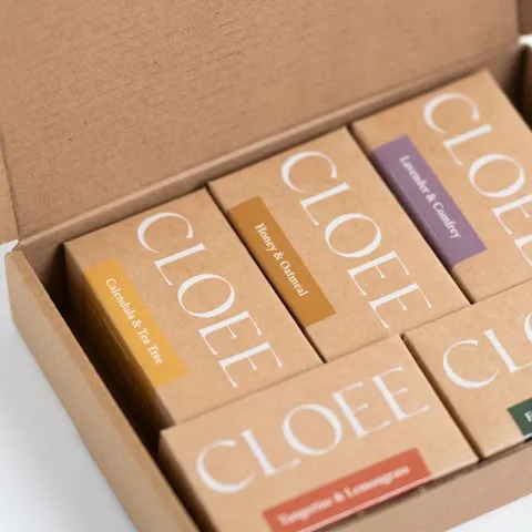 CLOEE 2-in-1潔顏沐浴好好皂 禮盒5入組附禮袋