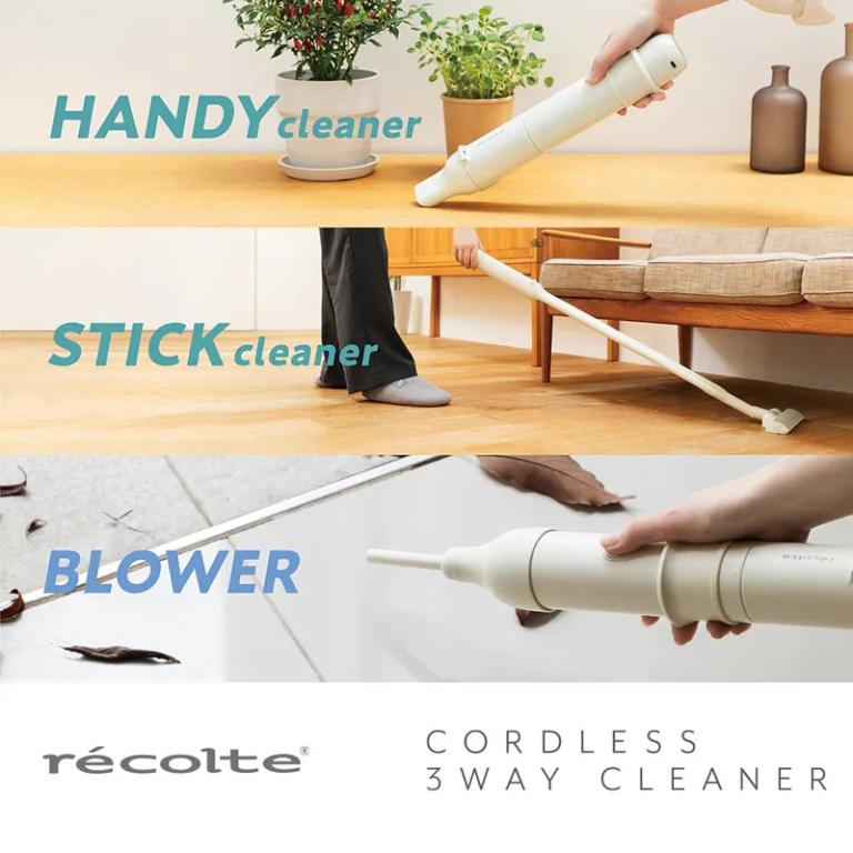 recolte 麗克特 Cordless 3way Cleaner 無線吸塵器 RSC-3