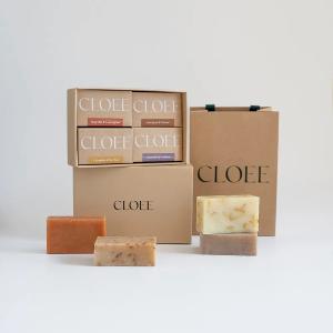 CLOEE 2-in-1潔顏沐浴好好皂 4入精裝禮盒組附禮袋