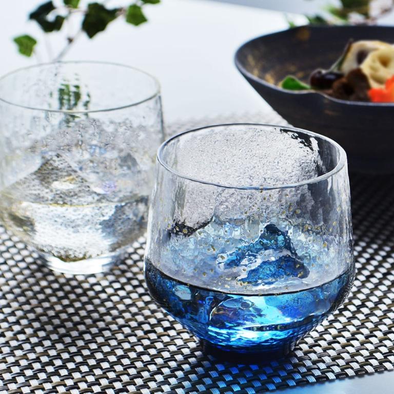 東洋佐佐木 日本八千代窯 江戶硝子 手工金箔冷酒杯260ml