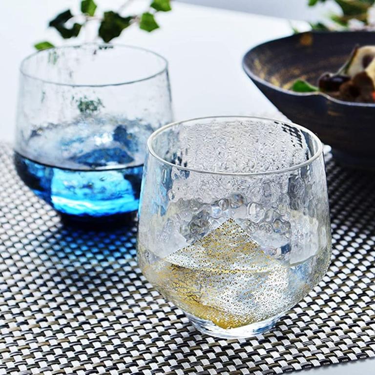 東洋佐佐木 日本八千代窯 江戶硝子 手工金箔冷酒杯260ml