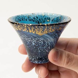 東洋佐佐木 手工富士山招福玻璃冷酒杯