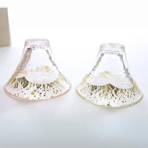 東洋佐佐木 木製禮盒 手工富士山冷酒杯二入組-金澈．金櫻